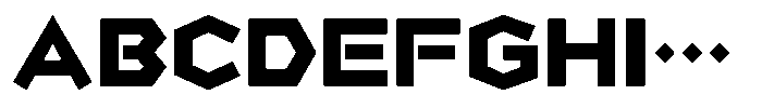 OT-NIS_Z Heavy Font UPPERCASE
