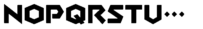 OT-NIS_Z Heavy Font UPPERCASE