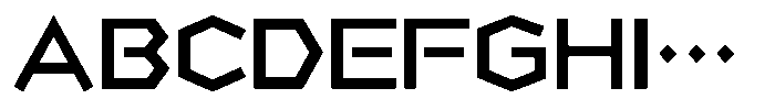 OT-NIS_Z Medium Font UPPERCASE