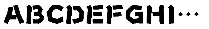 OT-NIS_ZEDO Heavy Font UPPERCASE