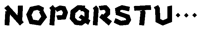 OT-NIS_ZEDO Heavy Font UPPERCASE
