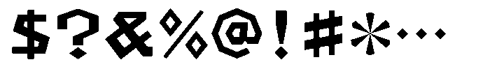OT-NIS_ZM Ultra Bold Font OTHER CHARS