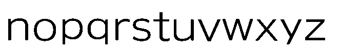 OT-UGB Light Font LOWERCASE