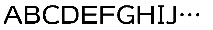 OT-UGD Demi Bold Font UPPERCASE