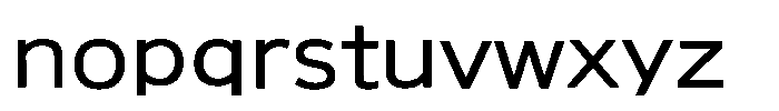 OT-UGD Demi Bold Font LOWERCASE