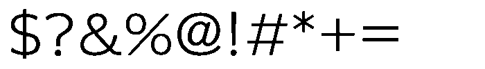 OT-UGD Light Font OTHER CHARS