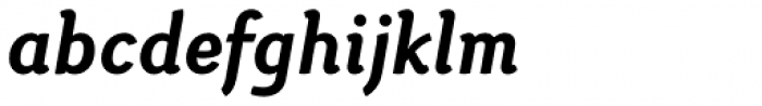 Otari Bold Italic Font LOWERCASE