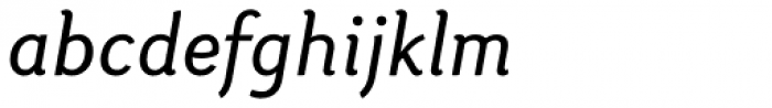 Otari Italic Font LOWERCASE