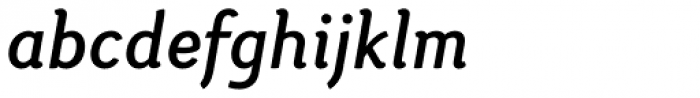 Otari Medium Italic Font LOWERCASE