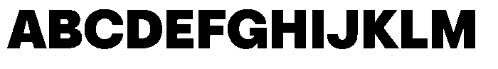 Otfits Grotesk Black Font UPPERCASE