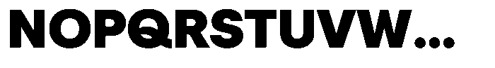 Otfits Grotesk Black Font UPPERCASE