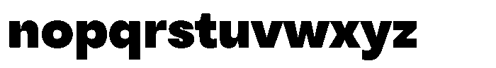Otfits Grotesk Black Font LOWERCASE