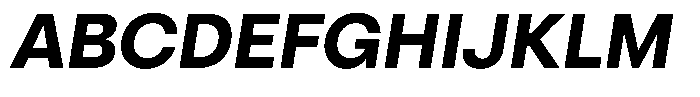 Otfits Grotesk Bold Italic Font UPPERCASE