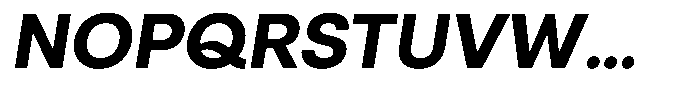 Otfits Grotesk Bold Italic Font UPPERCASE