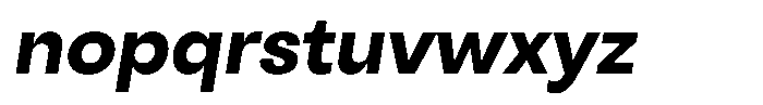 Otfits Grotesk Bold Italic Font LOWERCASE