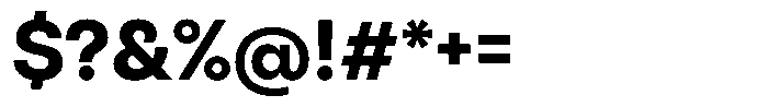 Otfits Grotesk Bold Font OTHER CHARS