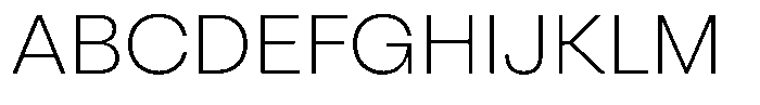 Otfits Grotesk Extra Light Font UPPERCASE