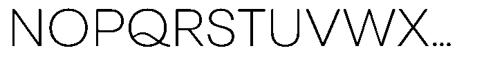 Otfits Grotesk Extra Light Font UPPERCASE