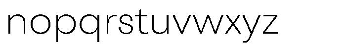 Otfits Grotesk Extra Light Font LOWERCASE