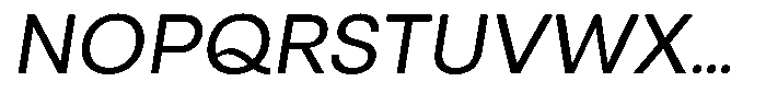 Otfits Grotesk Italic Font UPPERCASE
