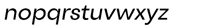 Otfits Grotesk Italic Font LOWERCASE