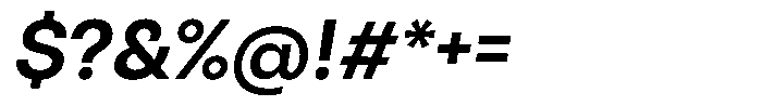 Otfits Grotesk Semi Bold Italic Font OTHER CHARS