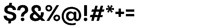 Otfits Grotesk Semi Bold Font OTHER CHARS
