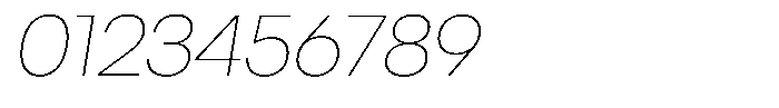 Otfits Grotesk Thin Italic Font OTHER CHARS