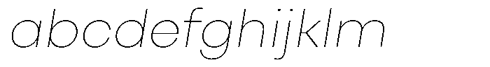 Otfits Grotesk Thin Italic FONT