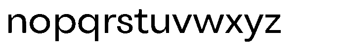 Otfits Grotesk Thin Var Font LOWERCASE