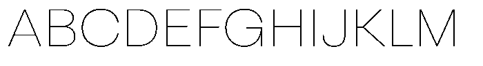 Otfits Grotesk Thin Font UPPERCASE