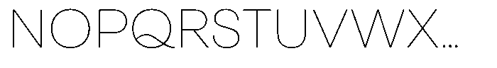 Otfits Grotesk Thin Font UPPERCASE