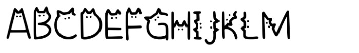 Other Cattie Font UPPERCASE