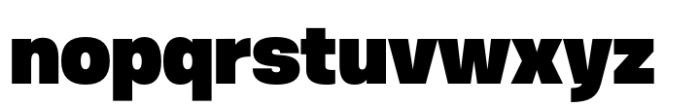 Otoiwo Grotesk Condensed Black Font LOWERCASE