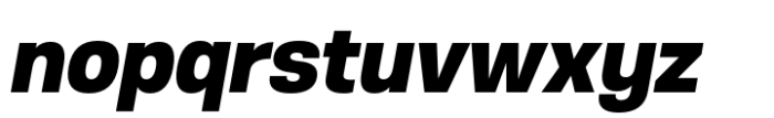 Otoiwo Grotesk Condensed Extra Bold Italic Font LOWERCASE