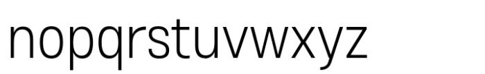 Otoiwo Grotesk Condensed Light Font LOWERCASE