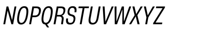 Otoiwo Grotesk Narrow Italic Font UPPERCASE