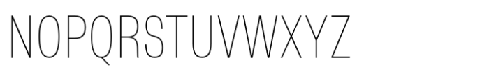 Otoiwo Grotesk Narrow Thin Font UPPERCASE