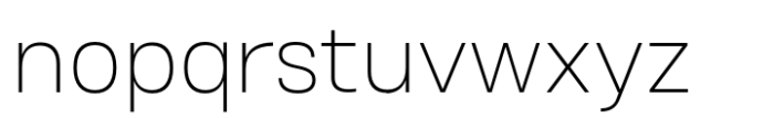 Otoiwo Grotesk Normal Extra Light Font LOWERCASE