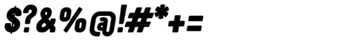 Otsu Sans Heavy Italic Font OTHER CHARS