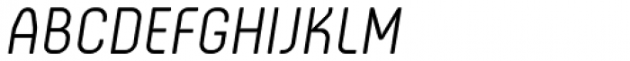 Otsu Sans Light Italic Font UPPERCASE