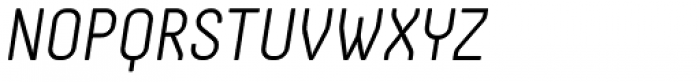 Otsu Sans Light Italic Font UPPERCASE
