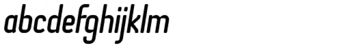 Otsu Sans Medium Italic Font LOWERCASE