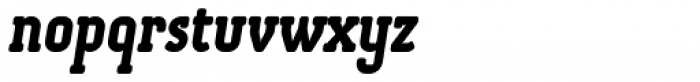 Otsu Slab Bold Italic Font LOWERCASE