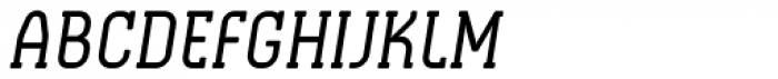 Otsu Slab Book Italic Font UPPERCASE