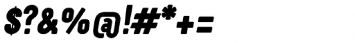 Otsu Slab Heavy Italic Font OTHER CHARS