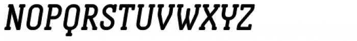 Otsu Slab Medium Italic Font UPPERCASE