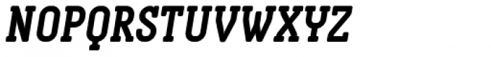 Otsu Slab SemiBold Italic Font UPPERCASE