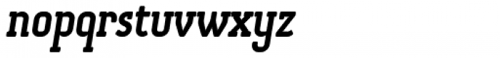 Otsu Slab SemiBold Italic Font LOWERCASE