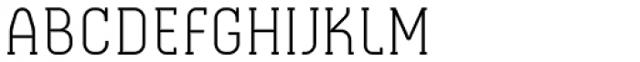 Otsu Slab Thin Font UPPERCASE